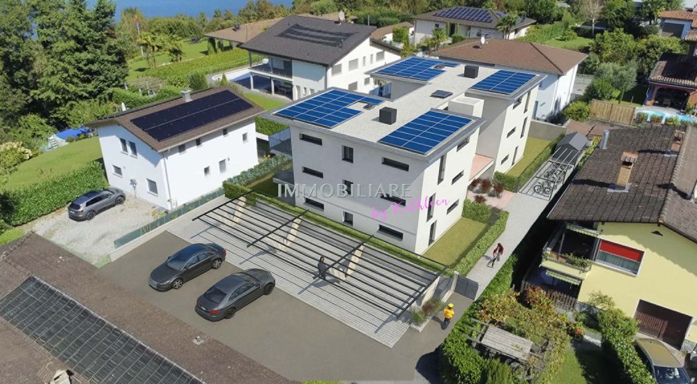 Modernes Neubau-Penthouse mit Seesicht in Piazzogna, ruhig, zentral - Projekt Piazz.2