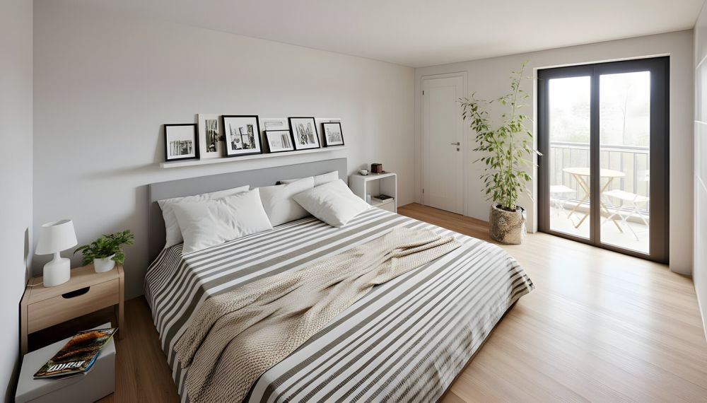 5.5 Zimmer Neubauwohnung in projektiertem und bewilligungsfähigem 3-Fa - Schlafzimmer