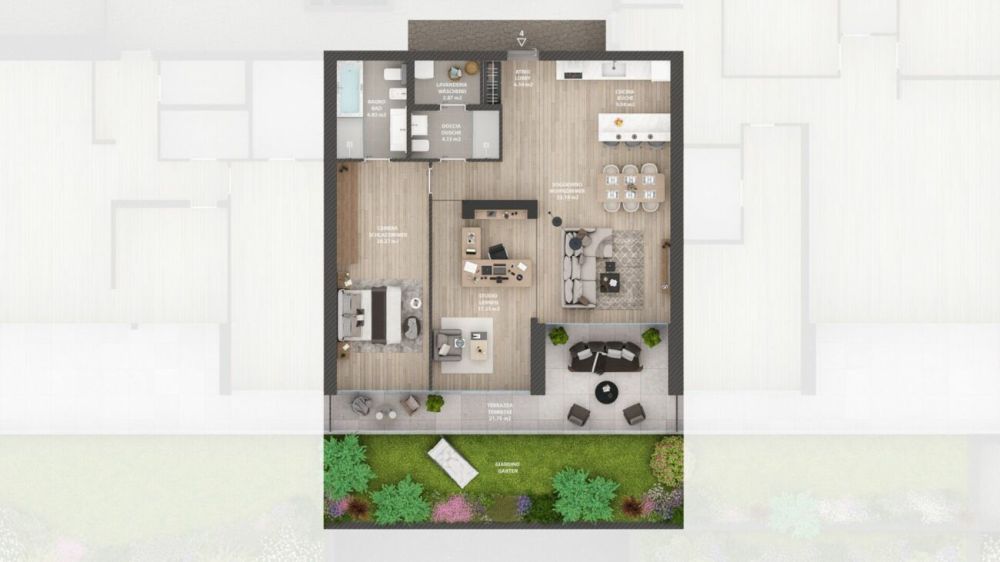 Porta al Paradiso - Locarno Monti - 3.5-Zimmer-Erdgeschoss-Wohnung (W4) -  Bild 11