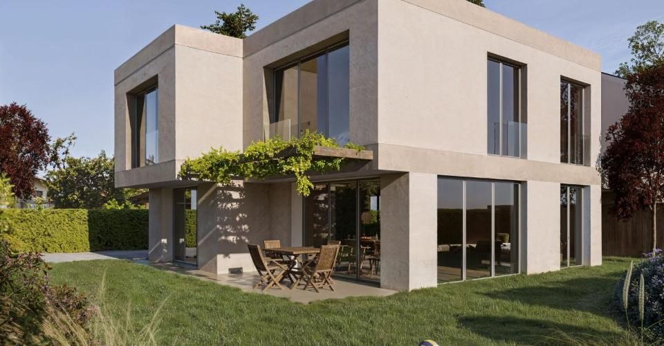Villa contemporaine neuve avec jardin privatif - Maison 7 pièces - image - 1