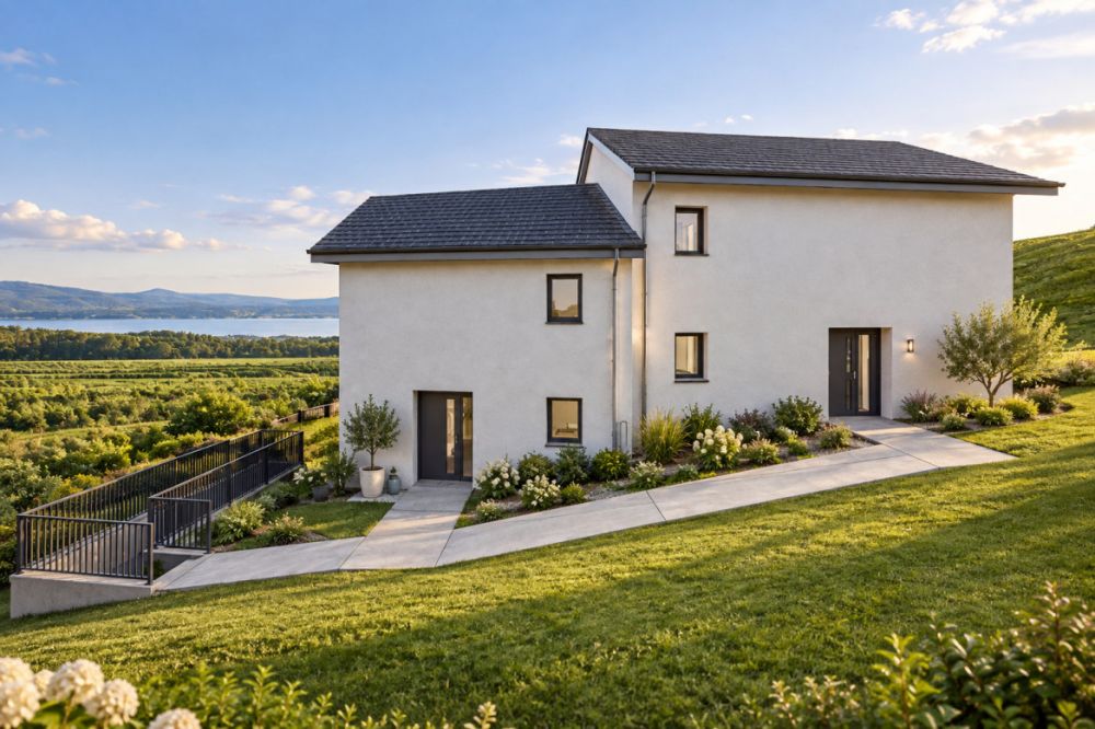 NOUVEAU PROJET DE 3 VILLAS À CONCISE À PROXIMITÉ DU LAC -  Bild 12