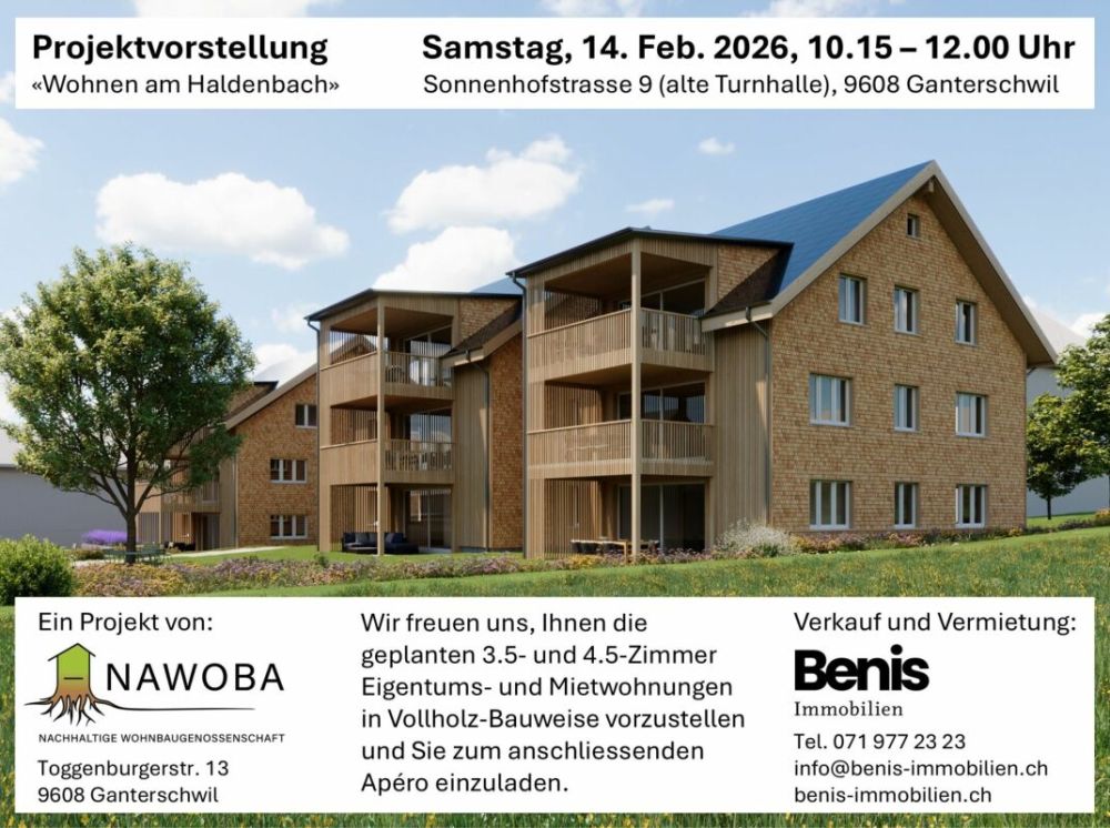 Annuncio di progetto - Vivere al Haldenbach - Bild 1
