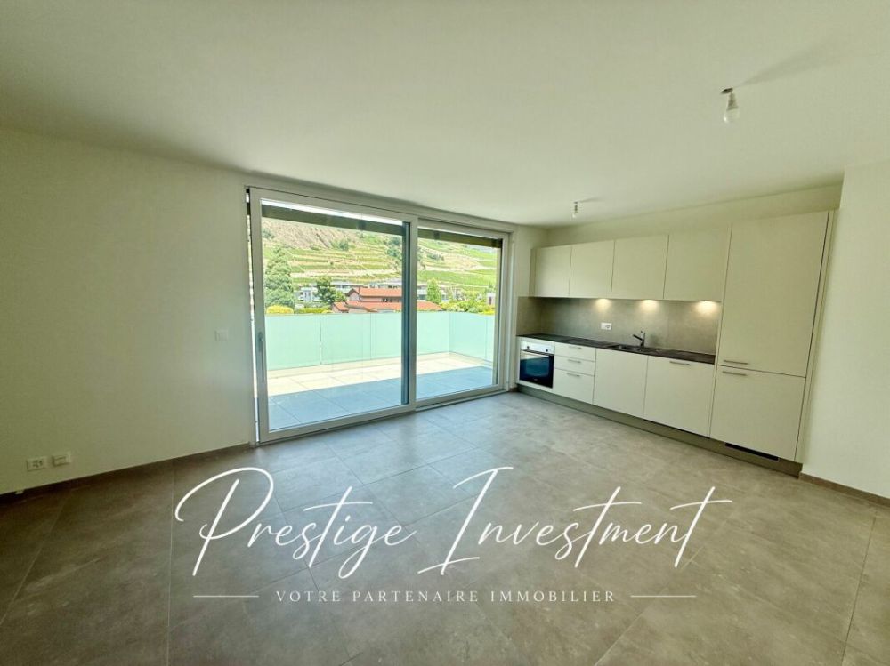 Attique 2.5 pièces neuf avec terrasse et vue montagnes ? Uvrier / Sion -  Bild 3