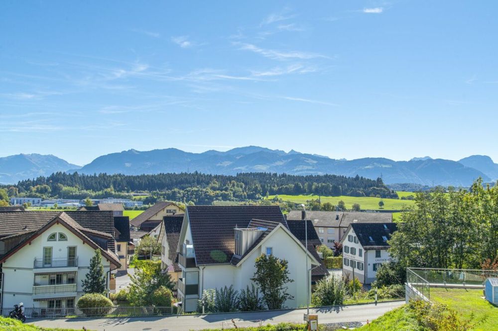 3.5 Zimmer-Neubau Eigentumswohnung (W2) - Aussicht Richtung Süden