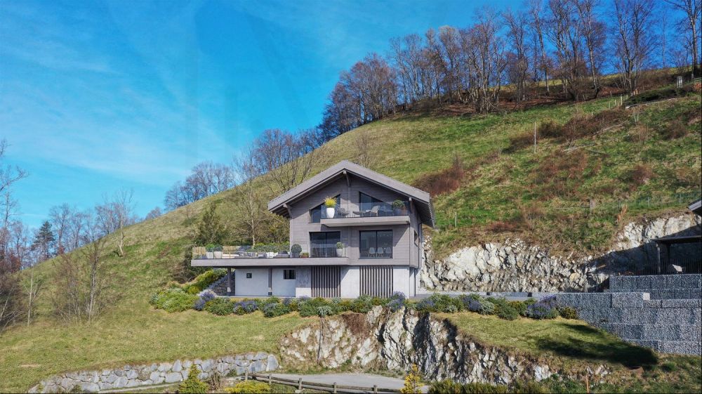 Un havre de paix au coeur de la nature ? Chalet d'exception avec vue imprenable sur le lac et les montagnes ! -  Bild 3