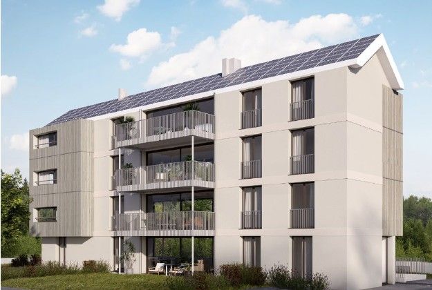 Moderne 4.5-Zimmer-Wohnung mit Balkon und herrlicher Aussicht in Lyss -  Bild 1