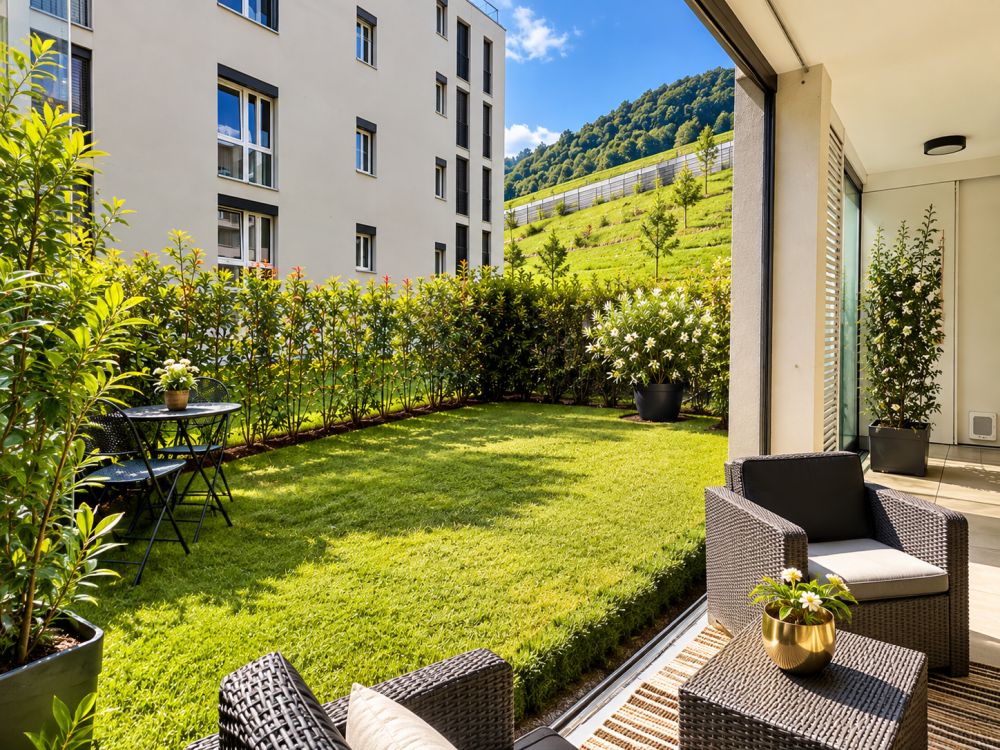 MENDRISIO | 2,5 LOCALI CON VERANDA E GIARDINO PRIVATO OLTRE POSTO AUTO IN AUTORIMESSA -  Bild 12