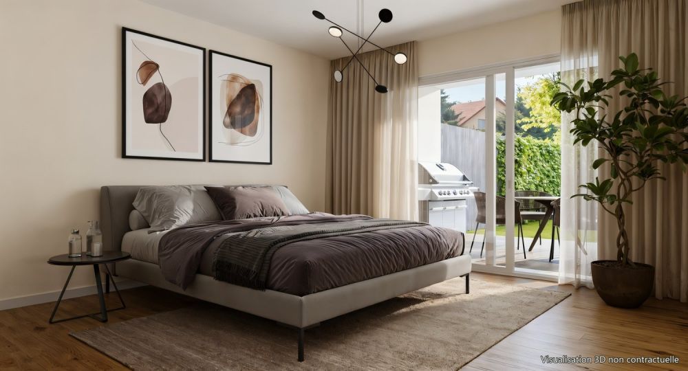 Appartement NEUF avec jardin privatif - B01-chambre.jpg