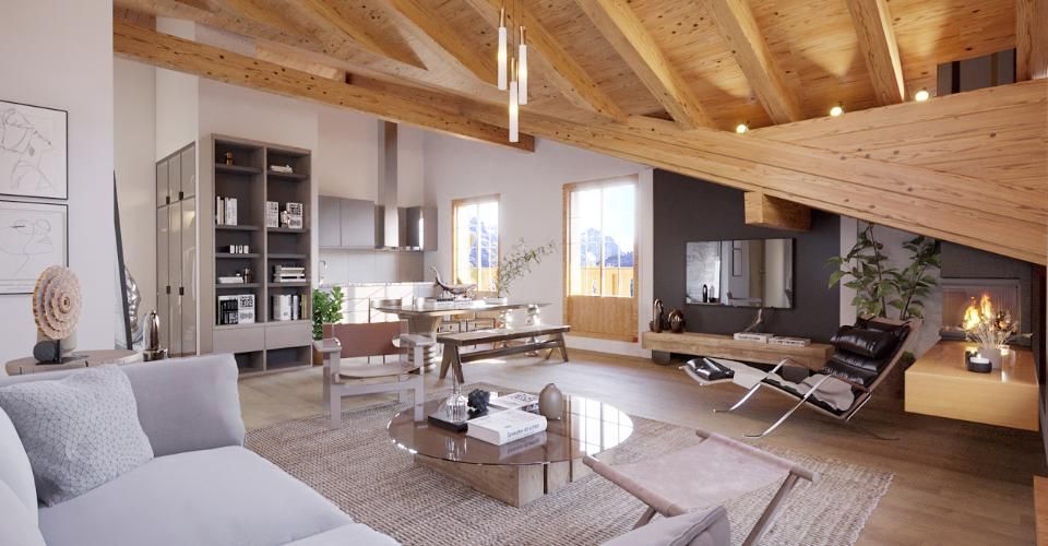 Appartement en attique de 4.5 pièces - "Chalet Spitzhorn" - Gsteig - Attique 4.5 pièces - image - 1