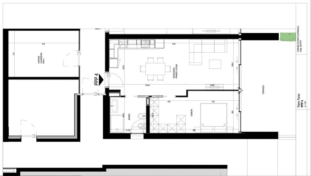 Moderne und geräumige 2.5-Zimmer-Wohnung mit eigenem Garten in Ponte Capriasca -  Bild 10