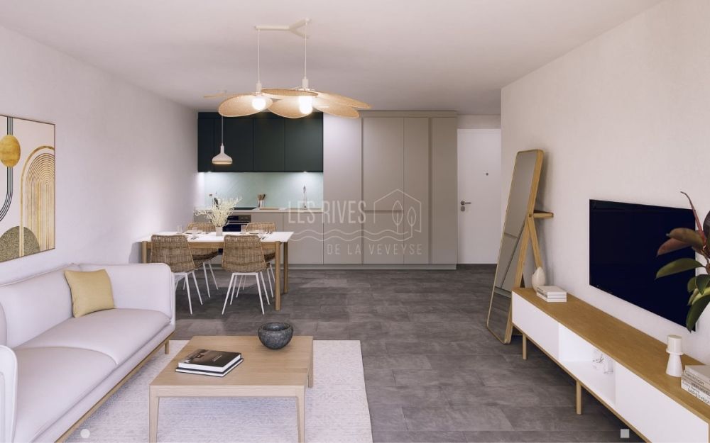 Châtel-Saint-Denis - Neues 2.5-Zimmer-Apartment mit 62 m² und Balkon -  Bild 1