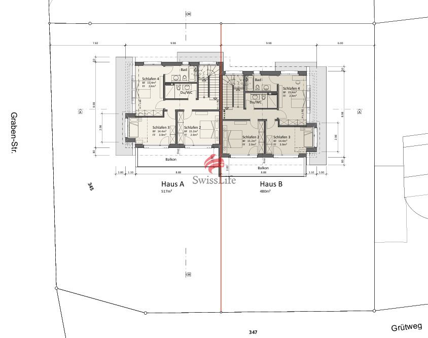 Ihr neues Domizil in der Steueroase.... - Grundrissplan OG