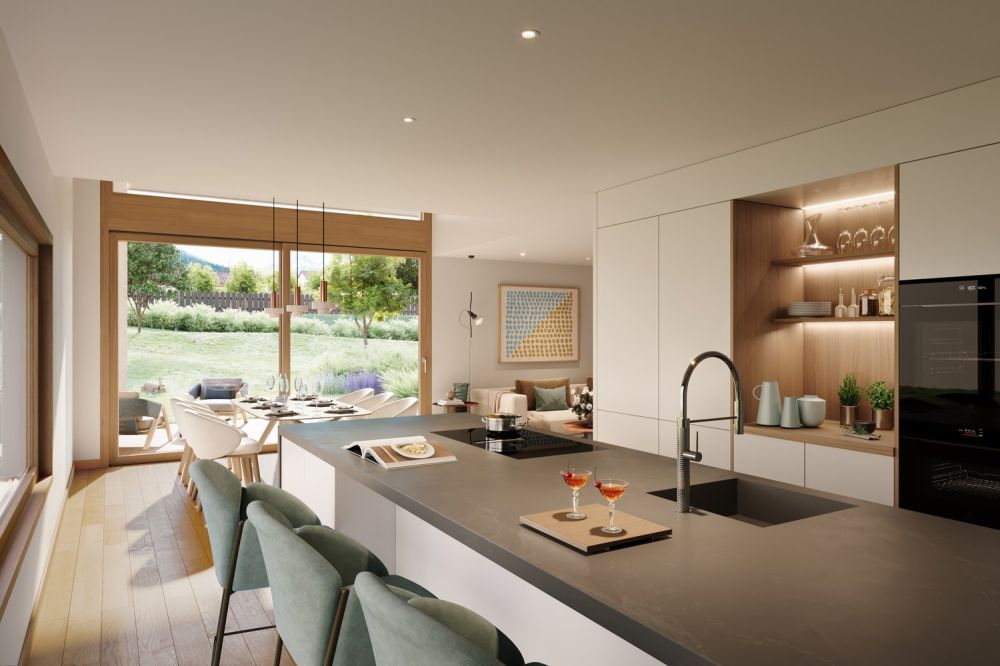 Modernes 5.5-Zimmer-Reihenhaus mit Bergblick in Zillis - Bild 3