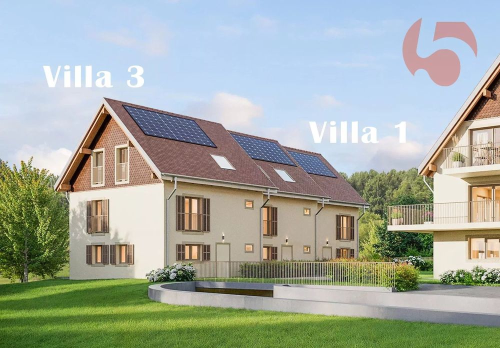 Nouveau : variante petit sous-sol - Villas contiguës 6,5 pcs, 1 km du LEB - Bild 2