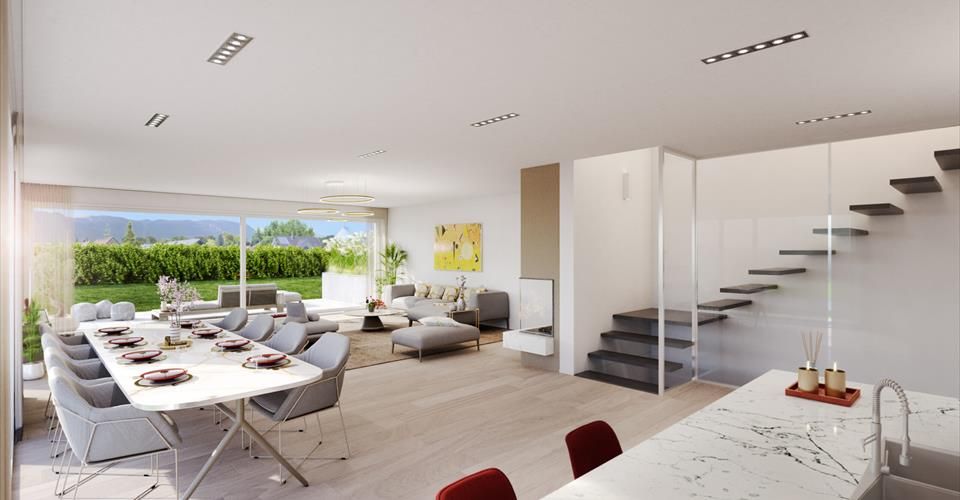 Magnifique villa contemporaine - Maison jumelée 6.5 pièces - image - 5