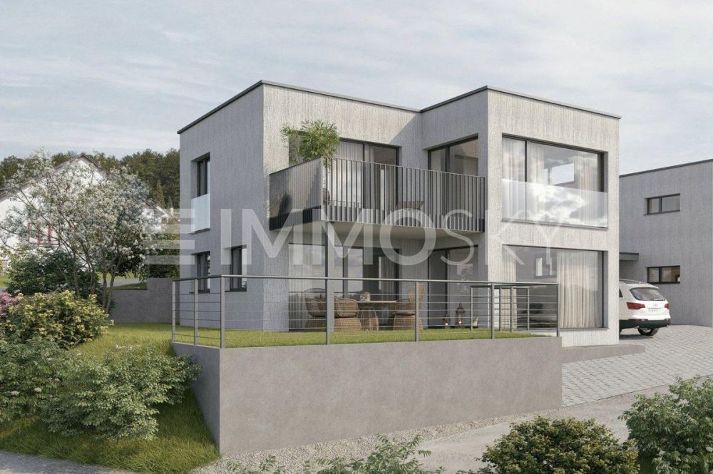 Ein Haus, das mitdenkt. Ein Zuhause, das mitwächst. - Visualisierung Fassade