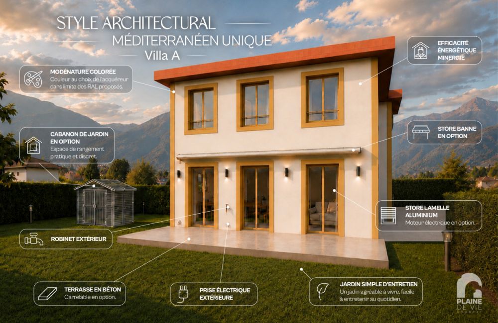 NEUVE - Jolie villa familiale de 4.5 pièces - 114 m2  - lot A -  Bild 2
