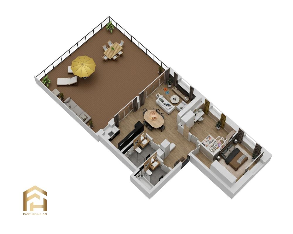 Erstbezug Attika Nord 3.5 Zimmerwohnung -  Bild 7