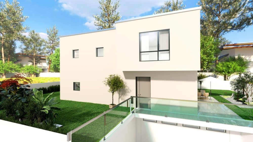 Neue Häuser 4,5 von mittlerem bis hohem Standard mit Garten in Bau. -  Bild 1