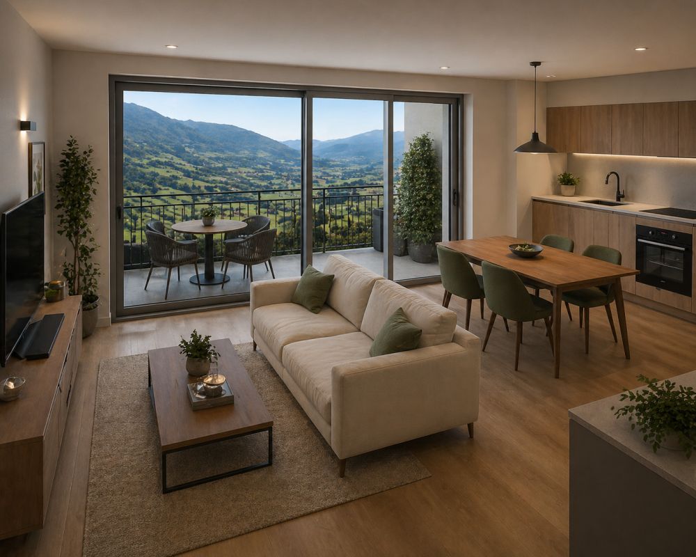 Moderno appartamento di 2.5 locali con vista panoramica a Onsernone -  Bild 2