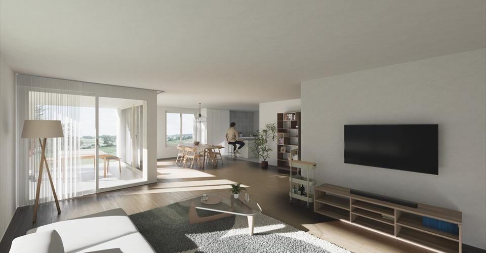 Villas Althéa - Nouvelle promotion à Courtepin de 4 villas continguës - Maison contiguë 5.5 pièces - image - 3