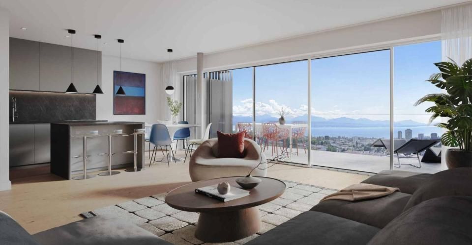Magnifique logement neuf avec grande terrasse et vue imprenable ! - Appartement 3.5 pièces - image - 1