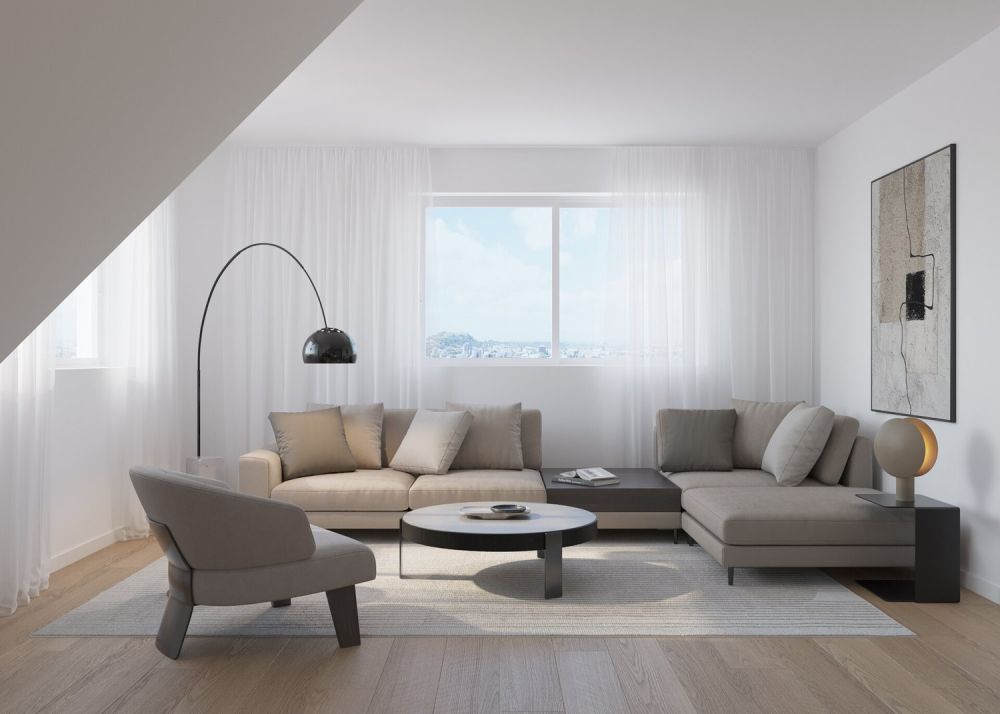 Exklusive Rooftop-Dachwohnung mit privater Terrasse und 360-Panoramab - Wohnen