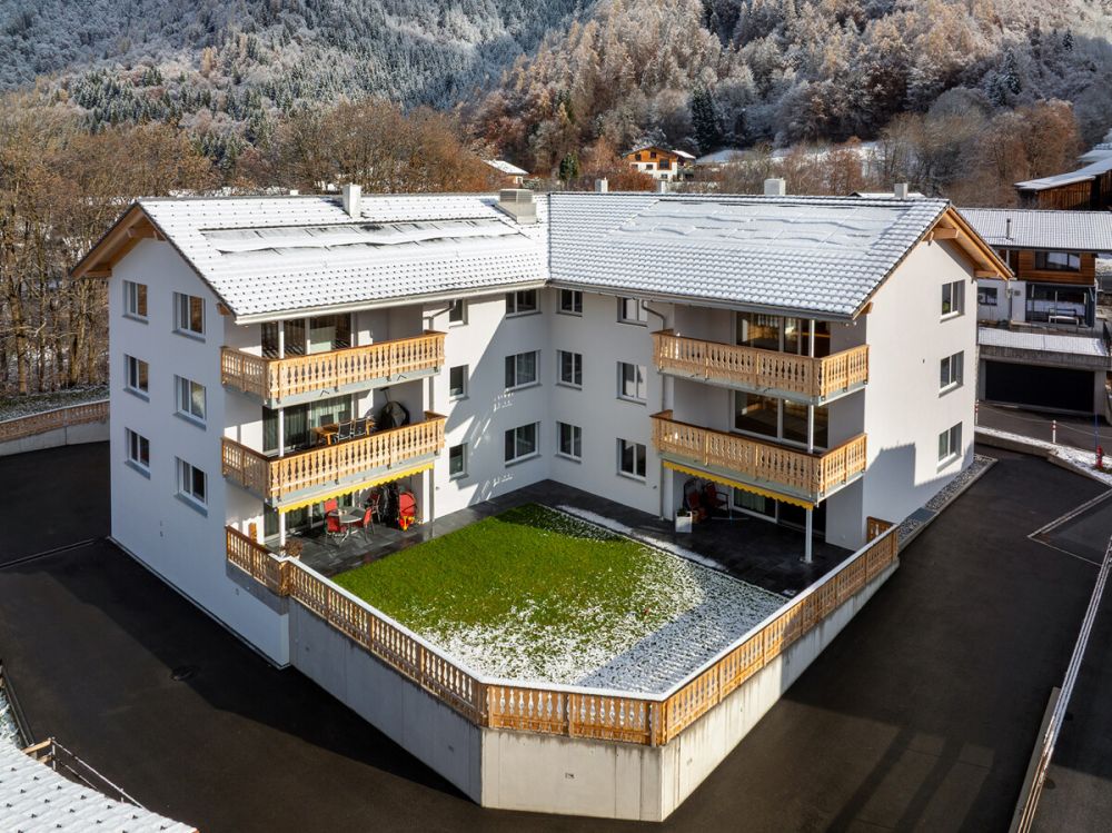 Lunden im Prättigau: Wohnung im Erstbezug mit Ruhe und Privatsphäre - DS831_2.2_Lunden_Haus
