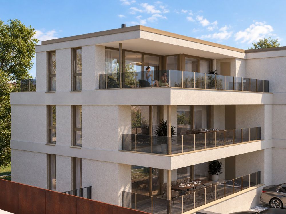 Exklusive 4.5 Zimmerwohnung mit grossem Balkon - Aussenansicht