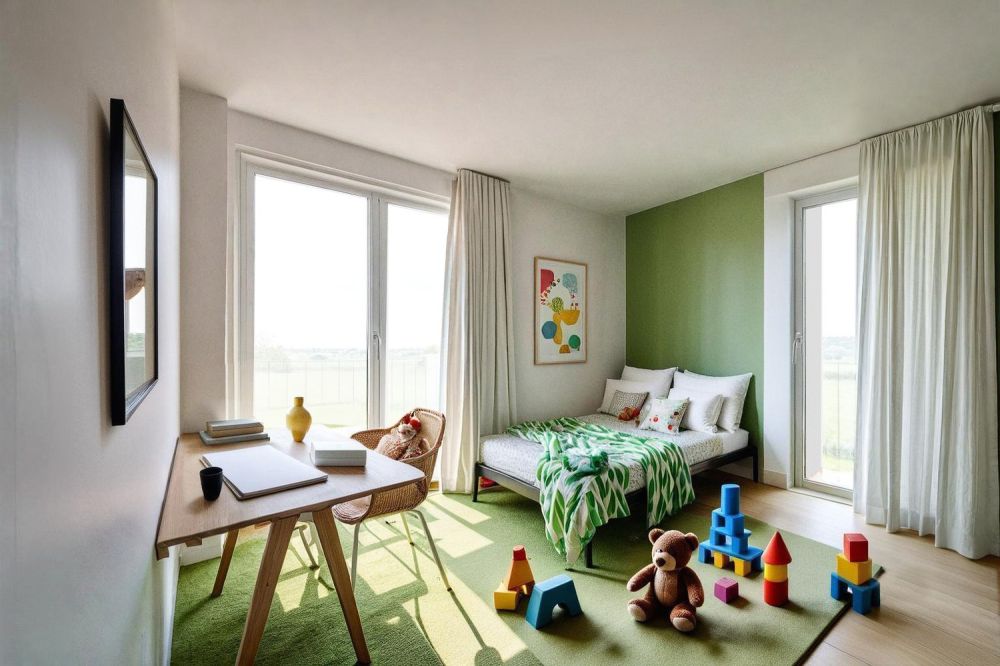 Neue 4.5-Zimmer Eigentumswohnungen - Visualisierung_Kinderzimmer