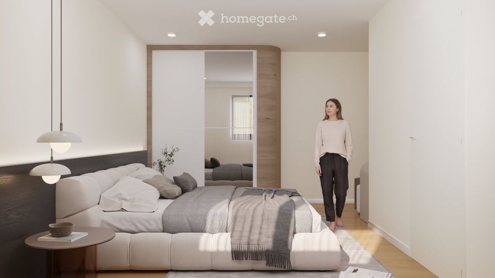 Appartement spacieux de 3.5 pièces avec terrasse et pelouse à Arbaz -  Bild 7