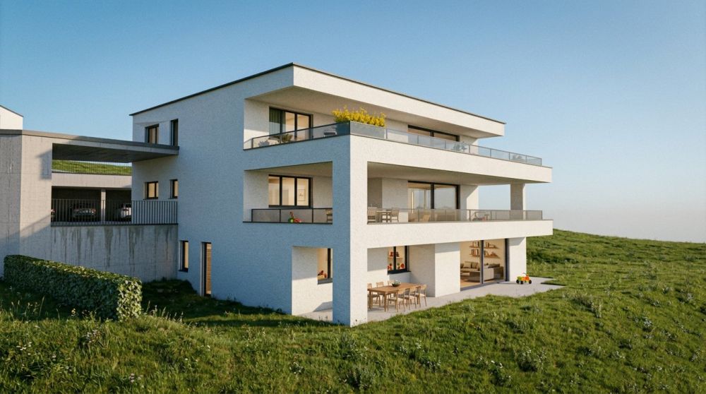 4.5-Zimmer-Neubauwohnungen mit Balkon oder Sitzplatz  in Niederdorf -  Bild 11