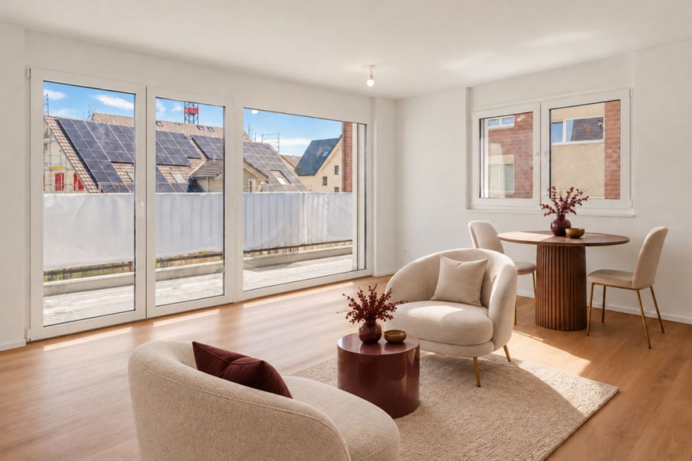 Neue 3.5-Zimmer-Gartenwohnung mit Sitzplatz und eigenem Waschturm -  Bild 3