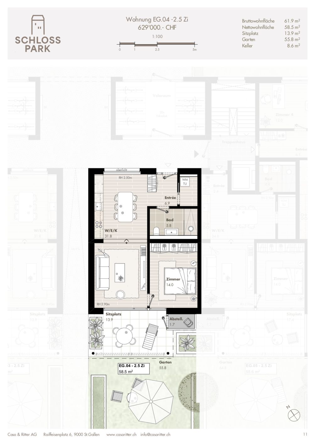 «Schlosspark Sargans» – Wohnen mit Aussicht, Stil und Substanz - Bild 12