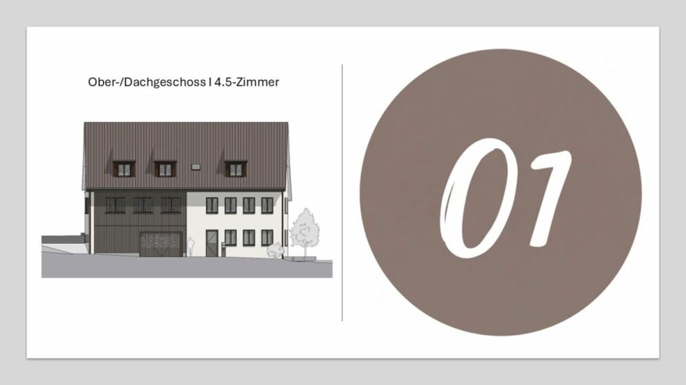 Mehrfamilienhaus "Bachblick" - Ober-/Dachgeschoss -  Bild 1