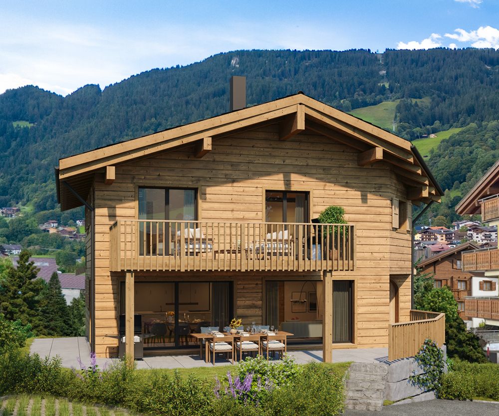 Chesa Lumina Gäuggeli - Erstwohnsitz Chalet - Chalet_Aussen_