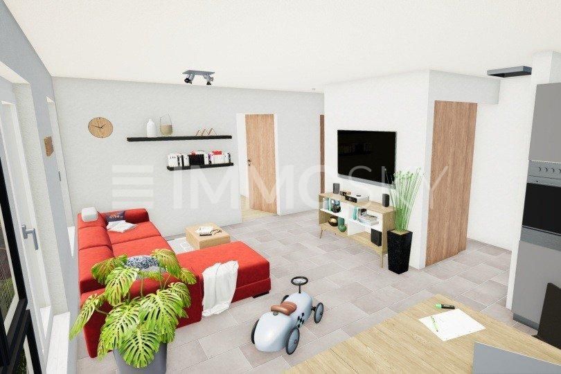 Neubauwohnung – modern, hell und durchdacht - Wohnraum