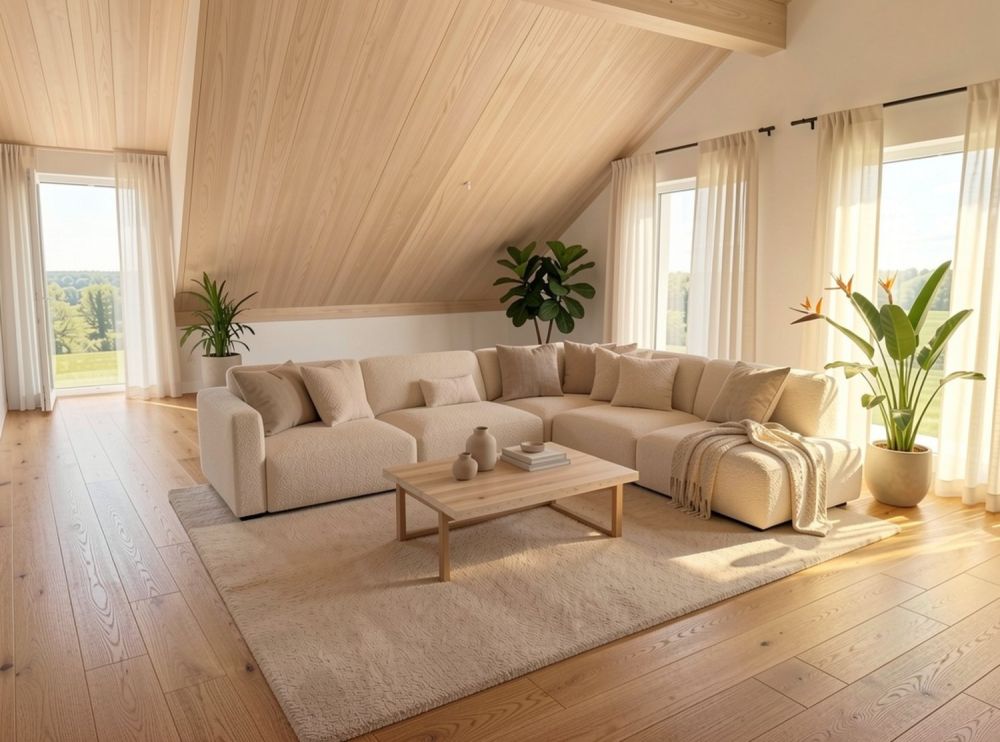 Erstbezug neue 3.5-Zimmer-Dachgeschosswohnung mit viel Holz -  Bild 1