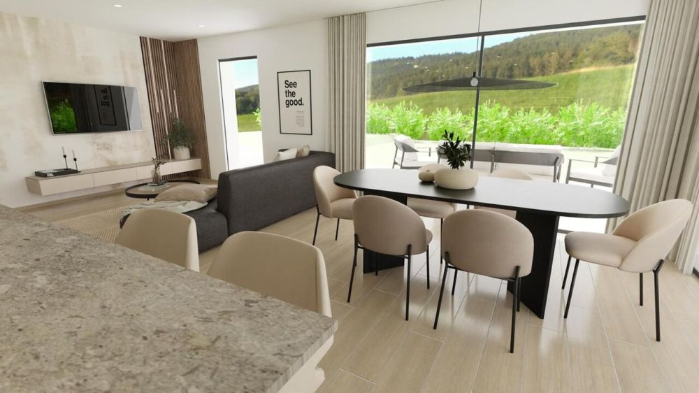 Gletterens Villa contigüe de 5.5 pièces Vue dégagée sur la campagne -  Bild 9