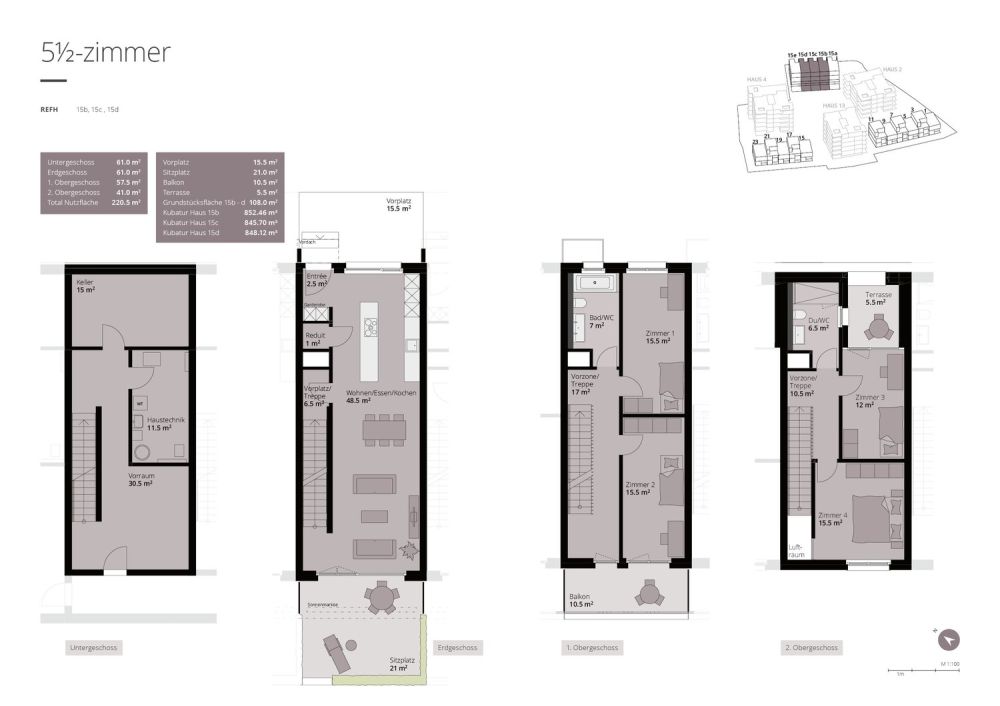 Familienfreundliches Reiheneinfamilienhaus mit Garten -  Bild 12
