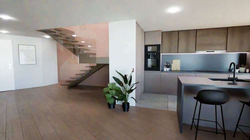 Superbe duplex de 5.5 pièces avec grand jardin et dégagement sur le lac Léman - Bild 5