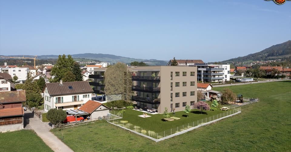 Superbe 4½ pièces à Broc avec grand balcon couvert ! - Appartement 4.5 pièces - image - 5