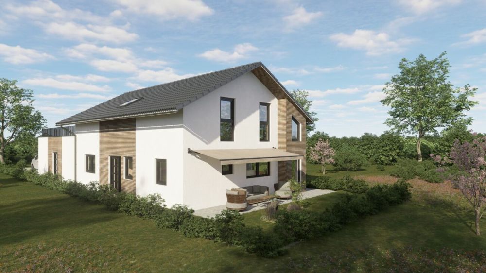 Exklusives Einfamilienhaus mit grosser Terasse, einer Einliegerwohnung und Berg- und Seesicht -  Bild 3