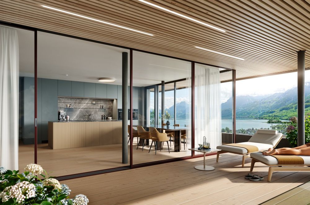 3.5-Zimmer-Eigentumswohnung mit traumhafter Aussicht in Ennetbürgen -  Bild 5