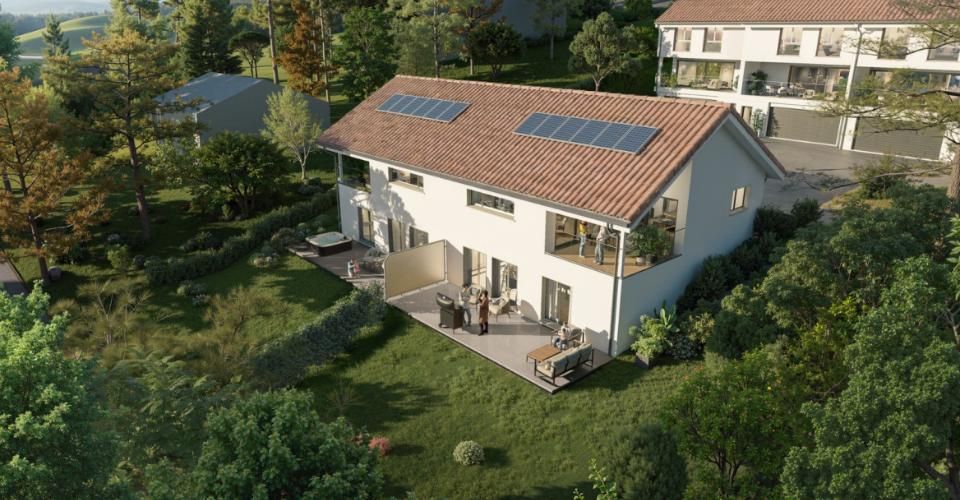 6 MAISONS NEUVES A VILLARS-BURQUIN AVEC VUE PLONGEANTE SUR LE LAC ! - Maison 4.5 pièces - image - 10