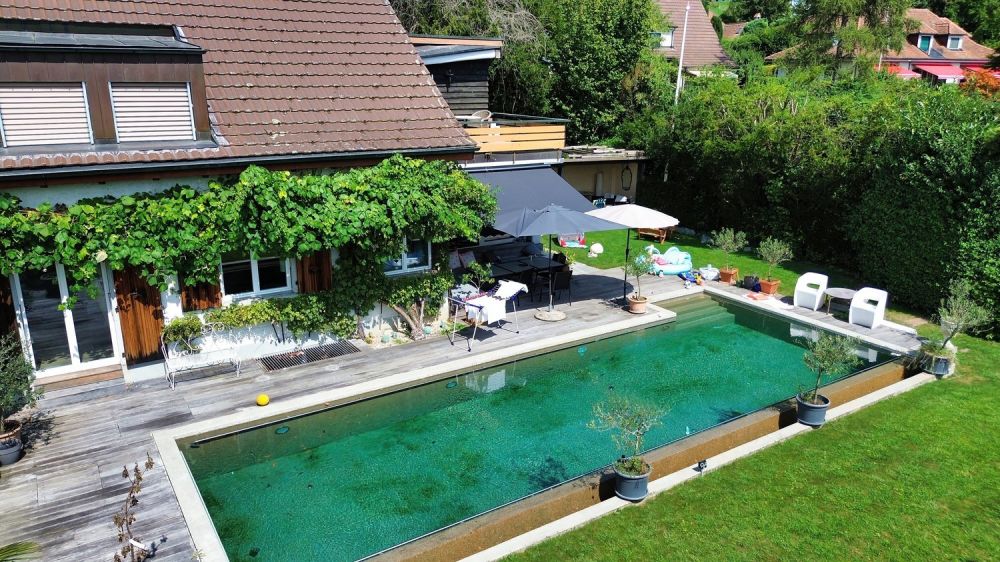 Traumhafte Lage/Garten- und Poolparadies/unmittelbar nähe Aare/viel Potenzial (Ausbau oder Neubau) - Bild 5