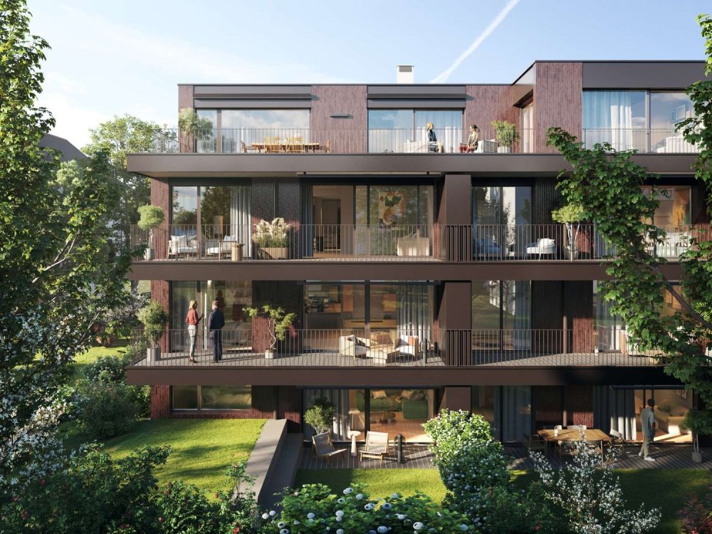 Familienidylle mit Garten: 4.5-Zimmer-Wohnung mit grossem Umschwung - Projekt Aussen