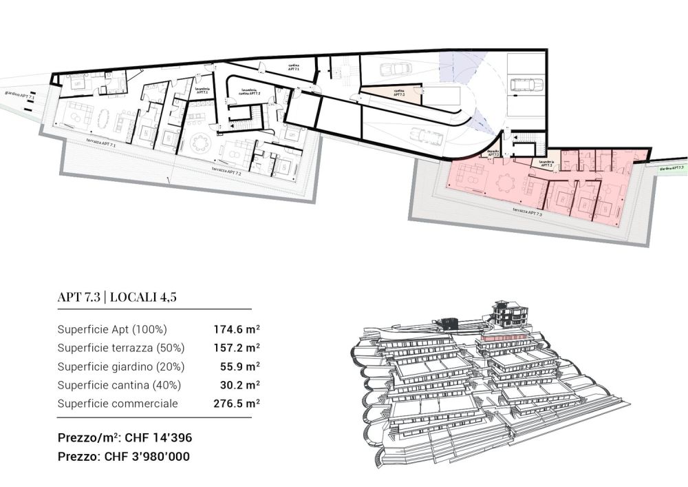 Nuovo Progetto residenziale Mirador in Via Tesserete - Bild 12