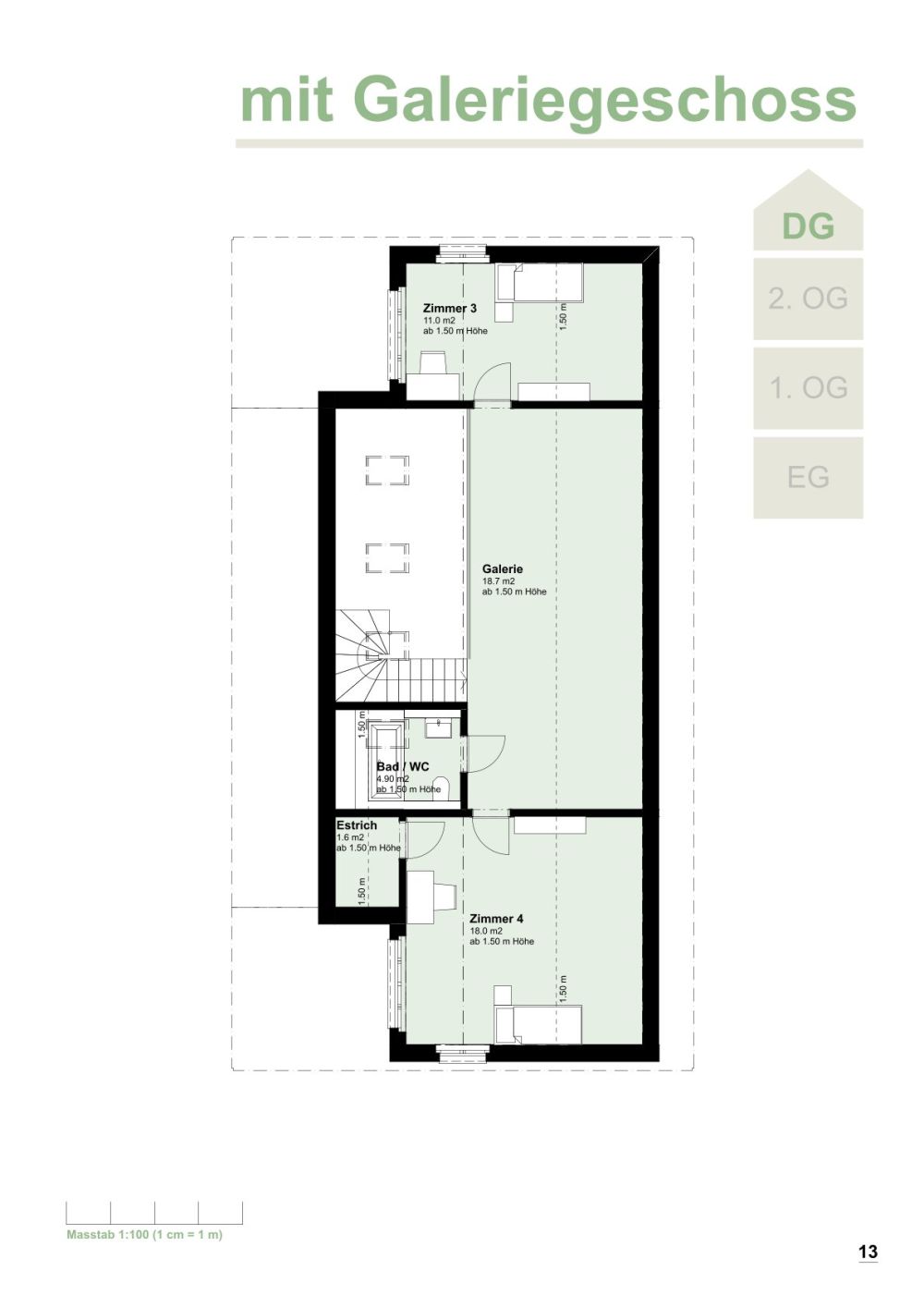 Moderne 5.5-Zimmer-Wohnung  mit Galeriegeschoss in Herzogenbuchsee - Bild 6