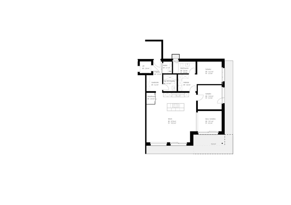 Neue, exklusive 4.5-Zimmer-Gartenwohnung -  Bild 8